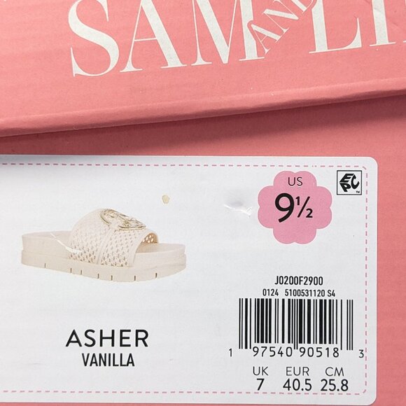 Sam and Libby Asher Platform Sandals, Vanilla, Women's 9.5 - Picture 7 of 7